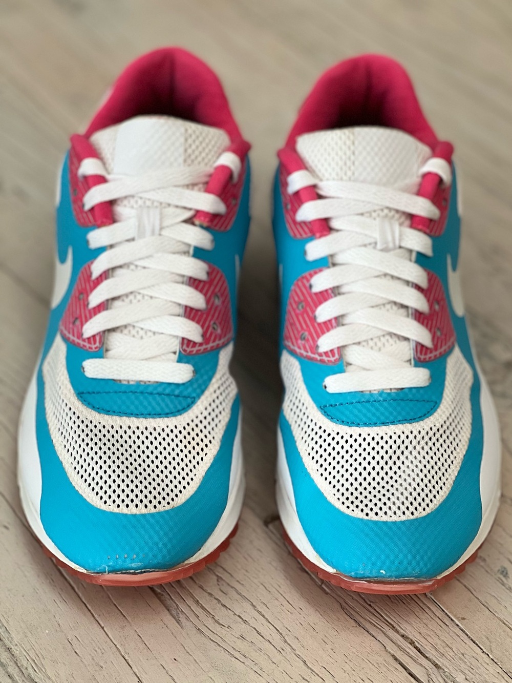 Nike Air Max 90 NikeiD Custom “Angela” Sneakers 488034-991 Women’s 9.5 Rare - Picture 8 of 14